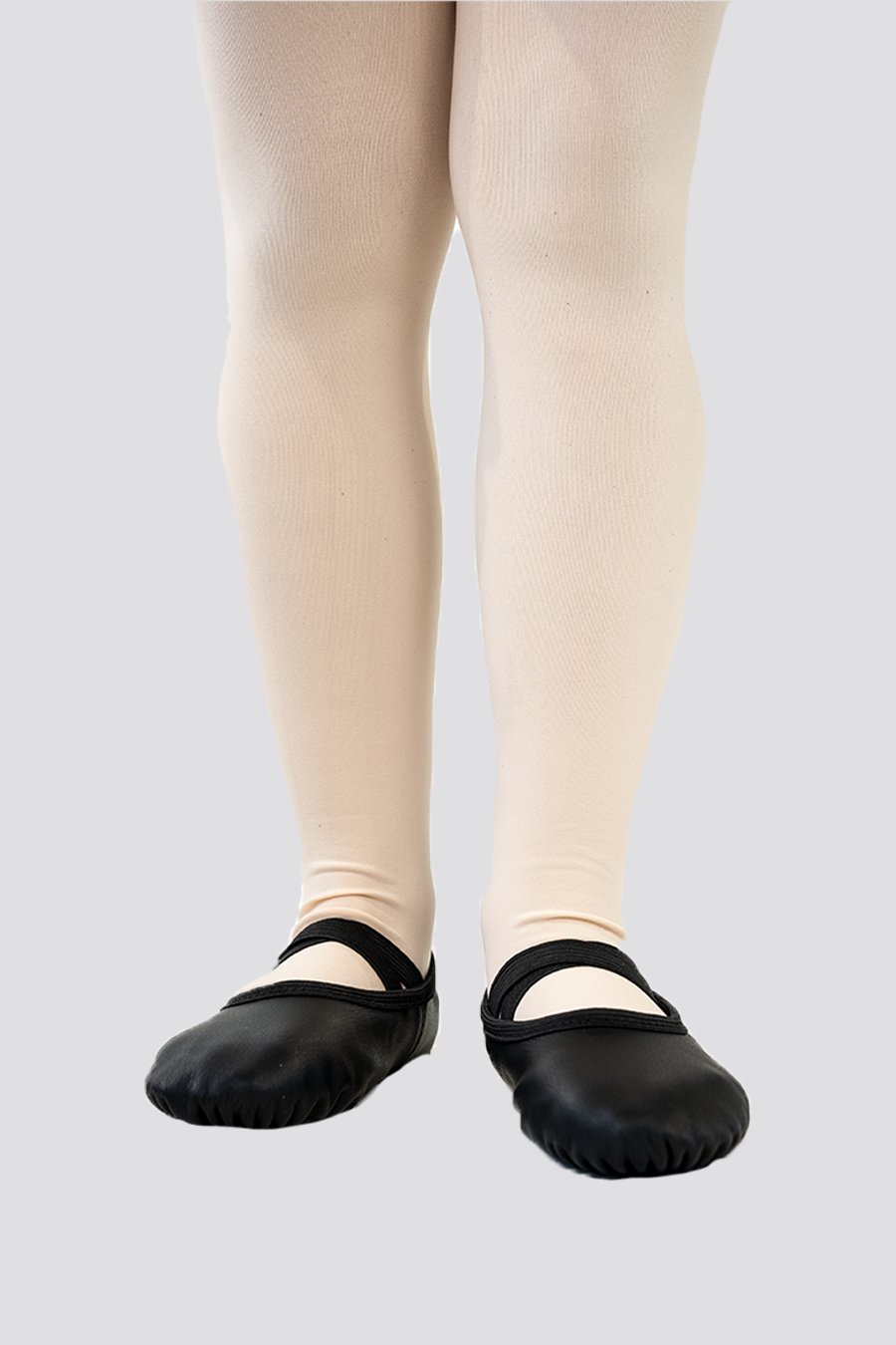 PU LEATHER BALLET SHOES- Full Sole No Drawstring-Pink